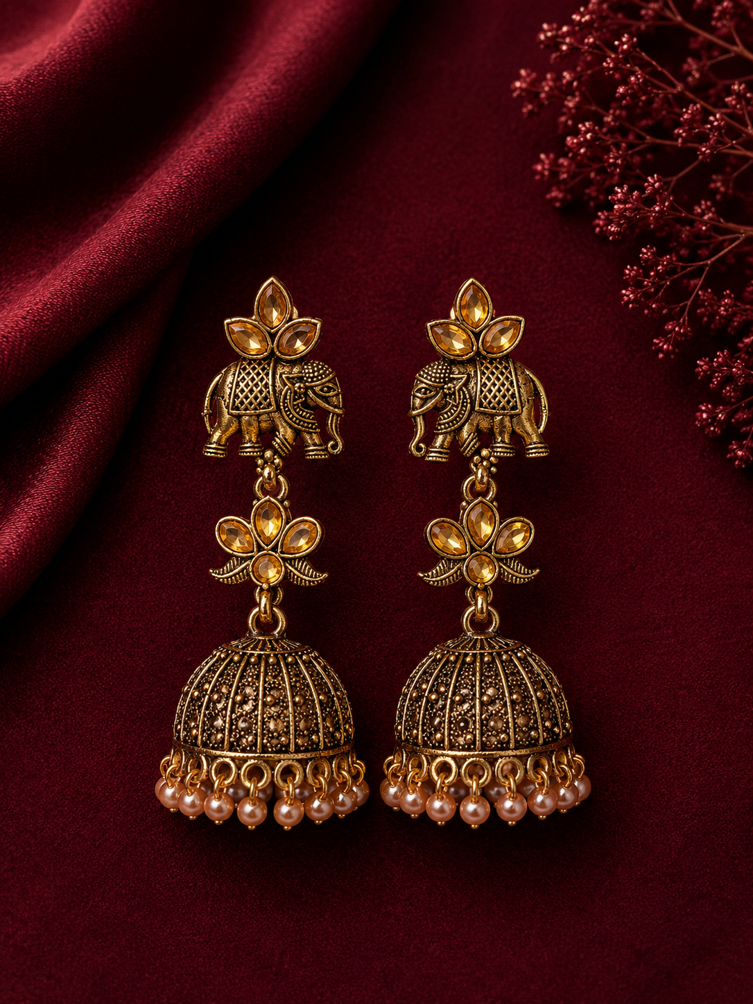 Budget Elephant Jhumka