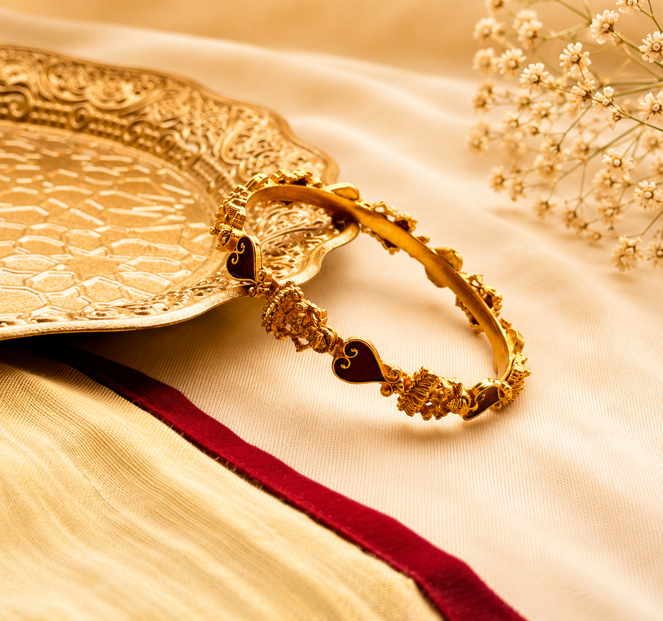 Red Lakshmi Bangle