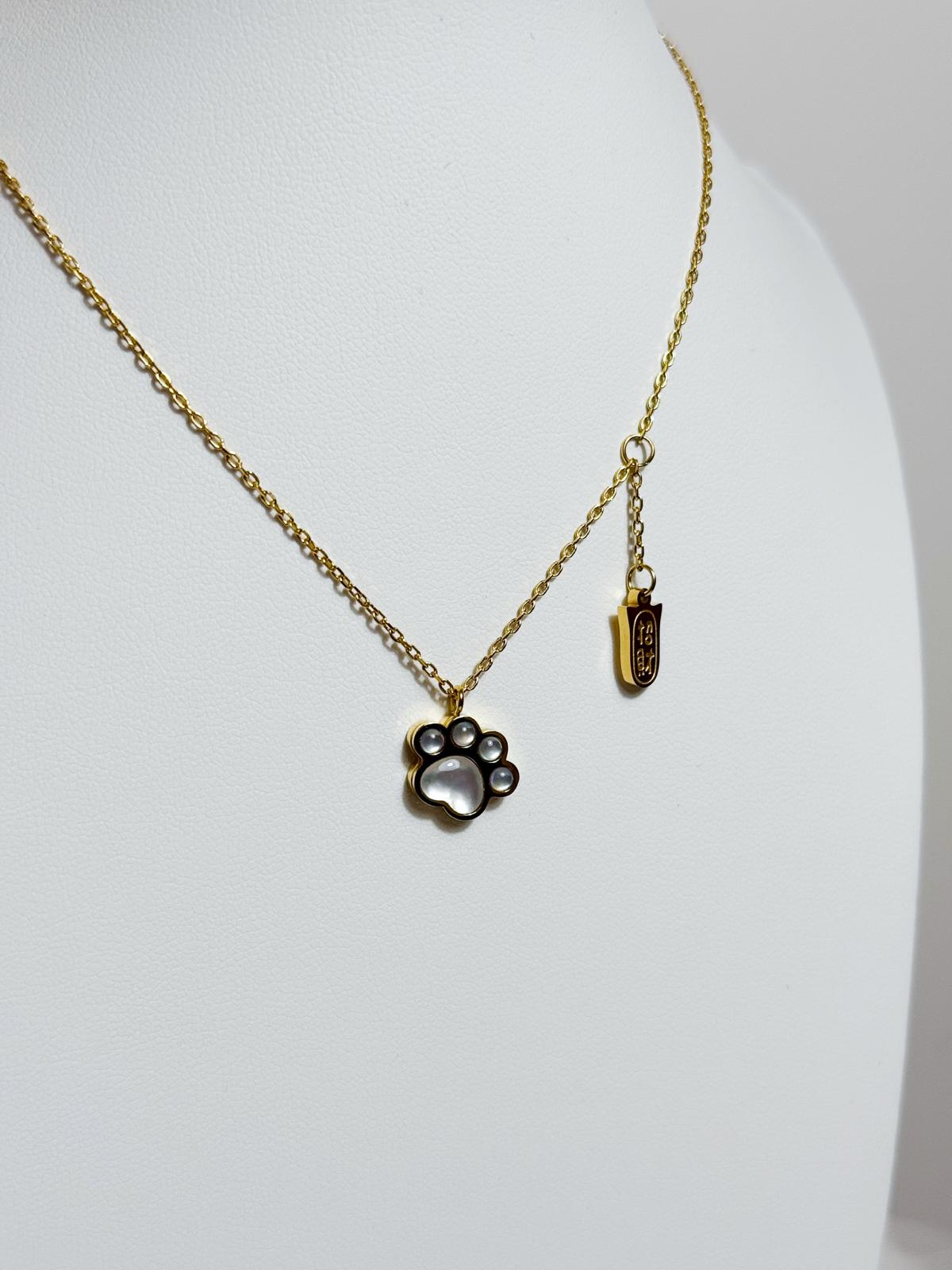 Pearly Paw Necklace