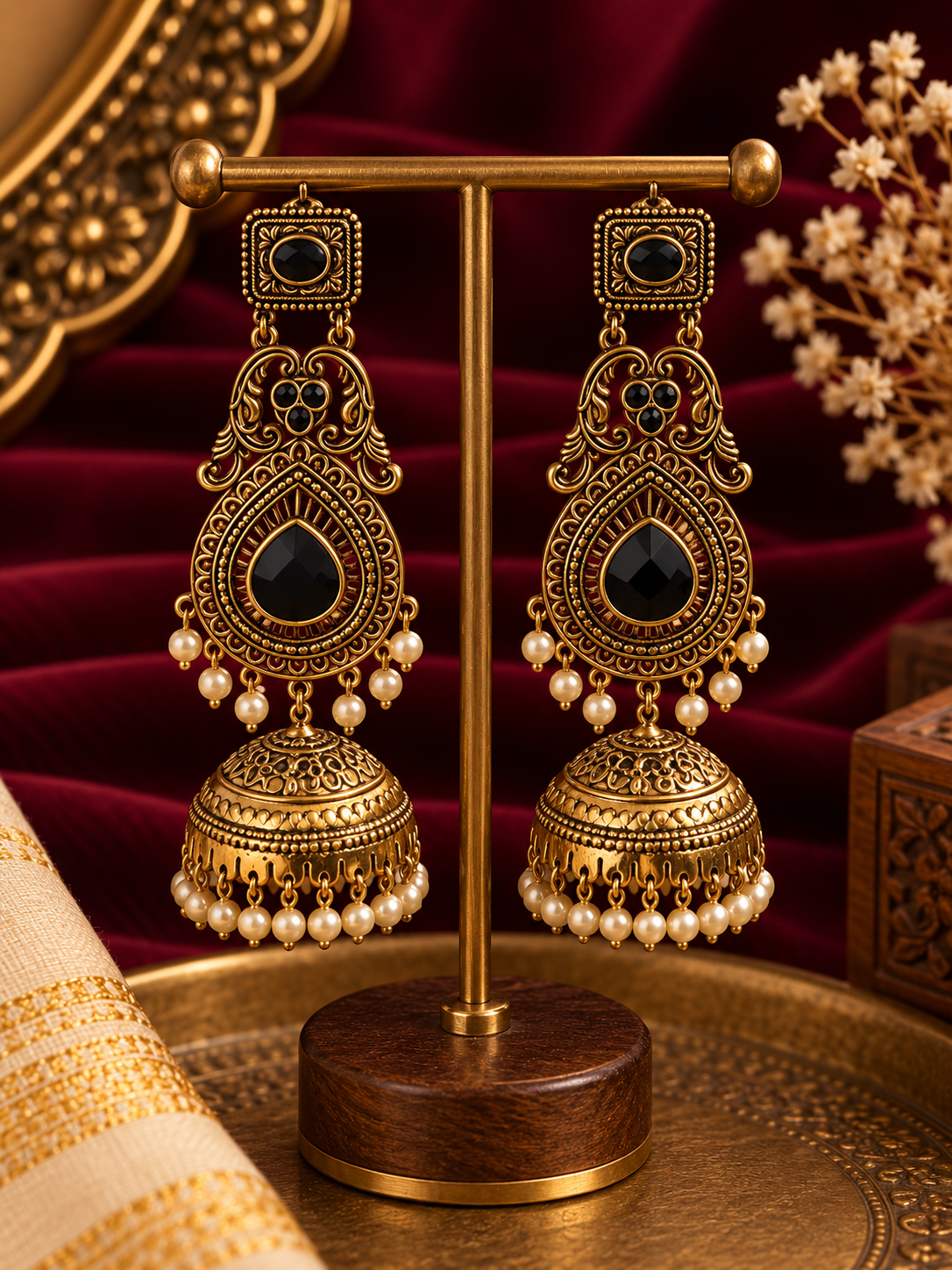 Shyama Antique Jhumka