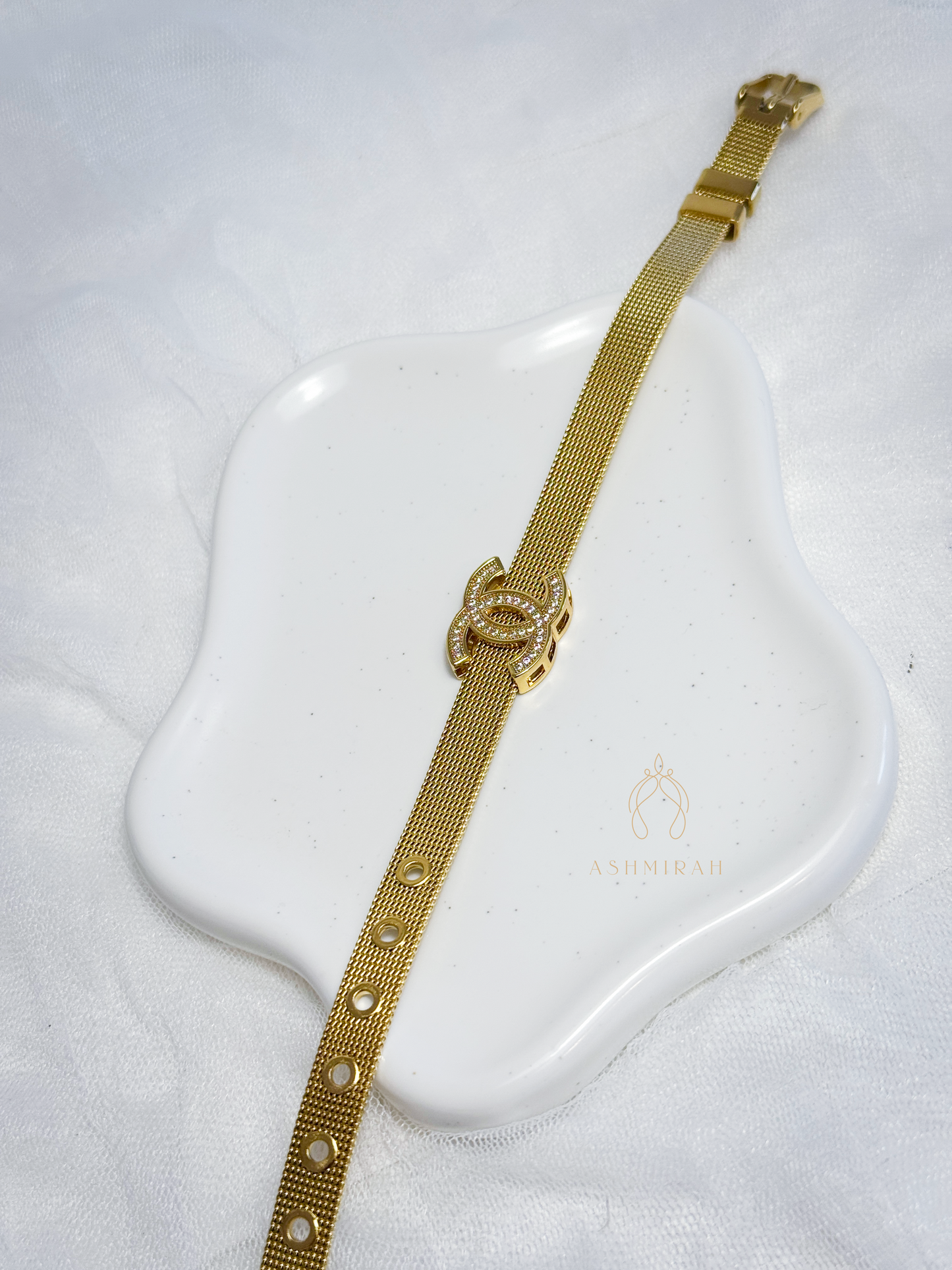 Chanel inspired Mesh Bracelet