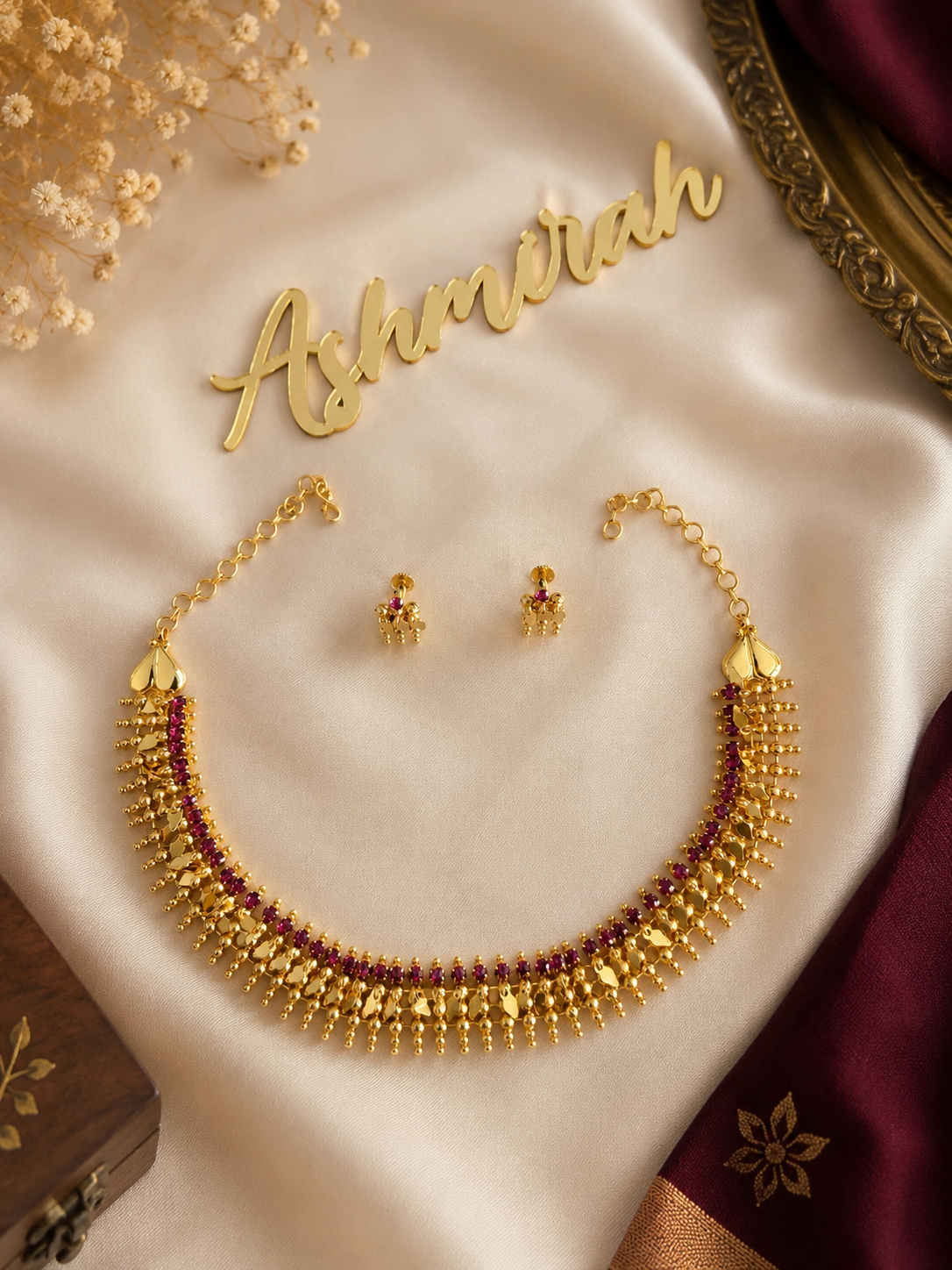 RUHANI GOLD FINISH ELAKATHALI