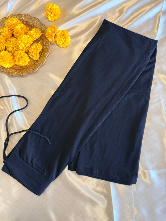 SAREE SHAPE WEAR UNDER SKIRT BLACK