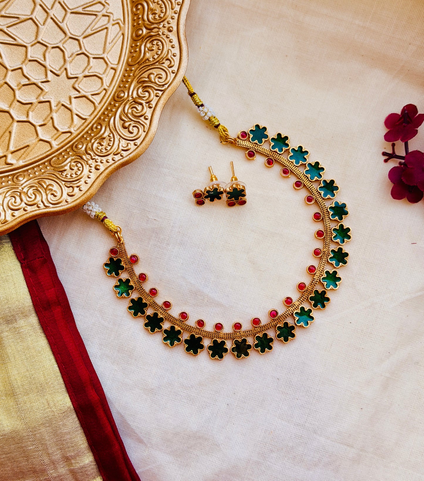 Enamel Necklace