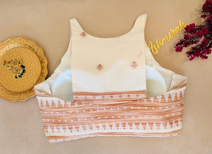 Handloom Inspired High Neck Blouse