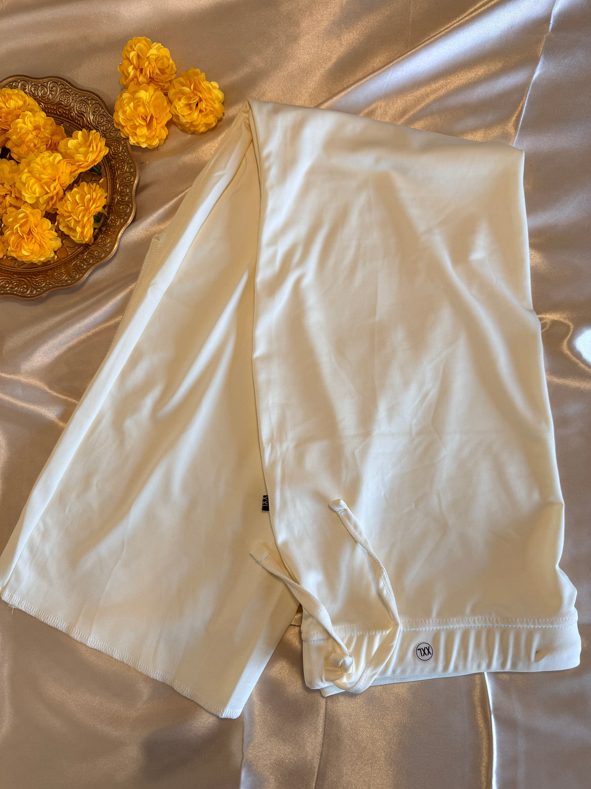 SAREE SHAPE WEAR UNDER SKIRT CREAM