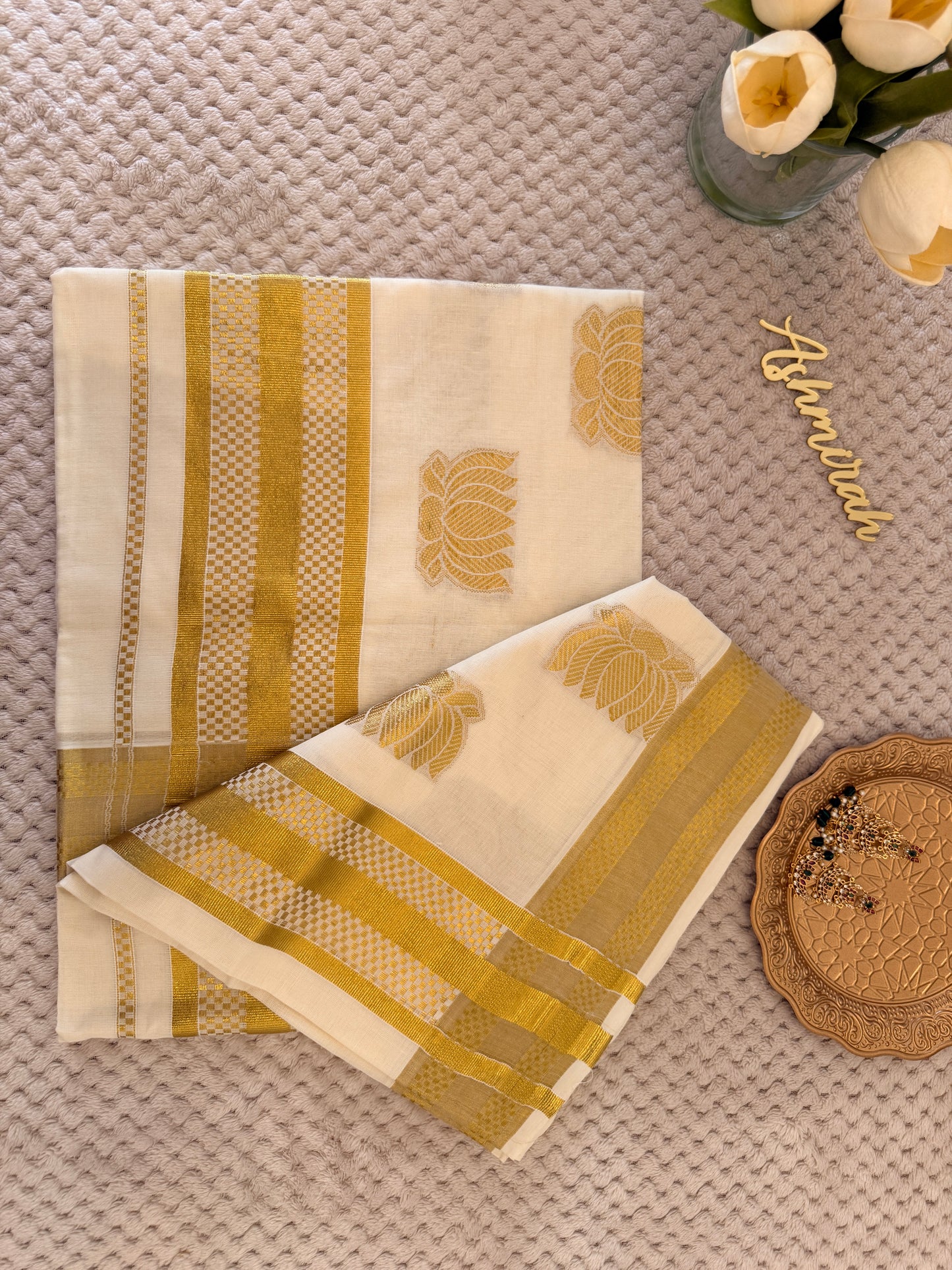 Lotus Kasav Saree