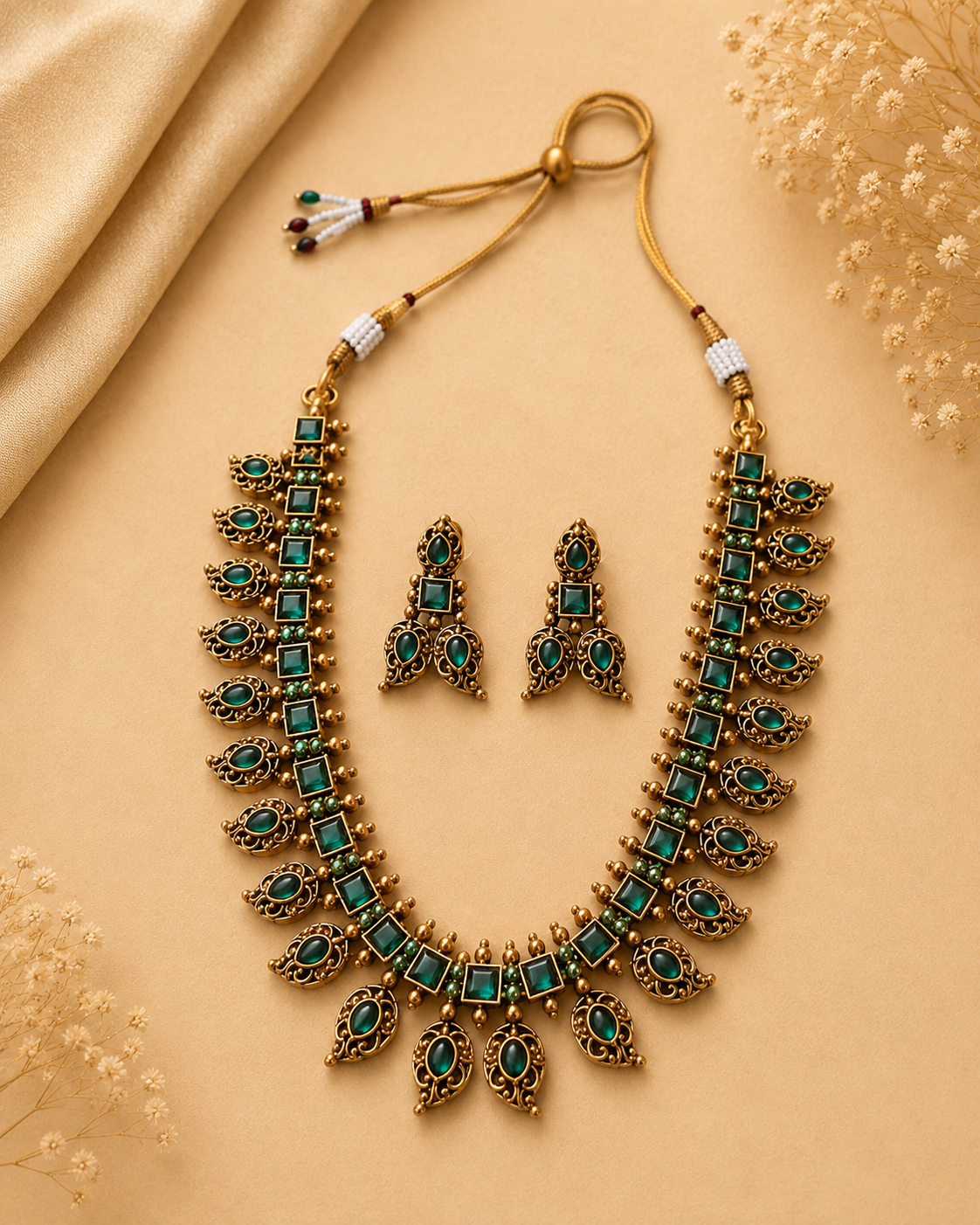 Antique Manga Necklace Set