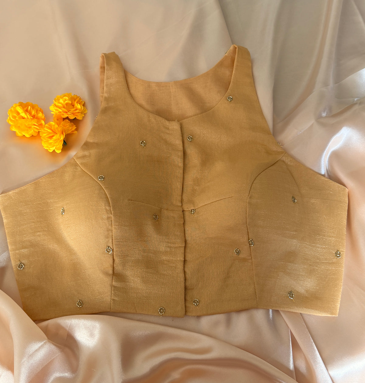 Halter neck Designer blouse 02