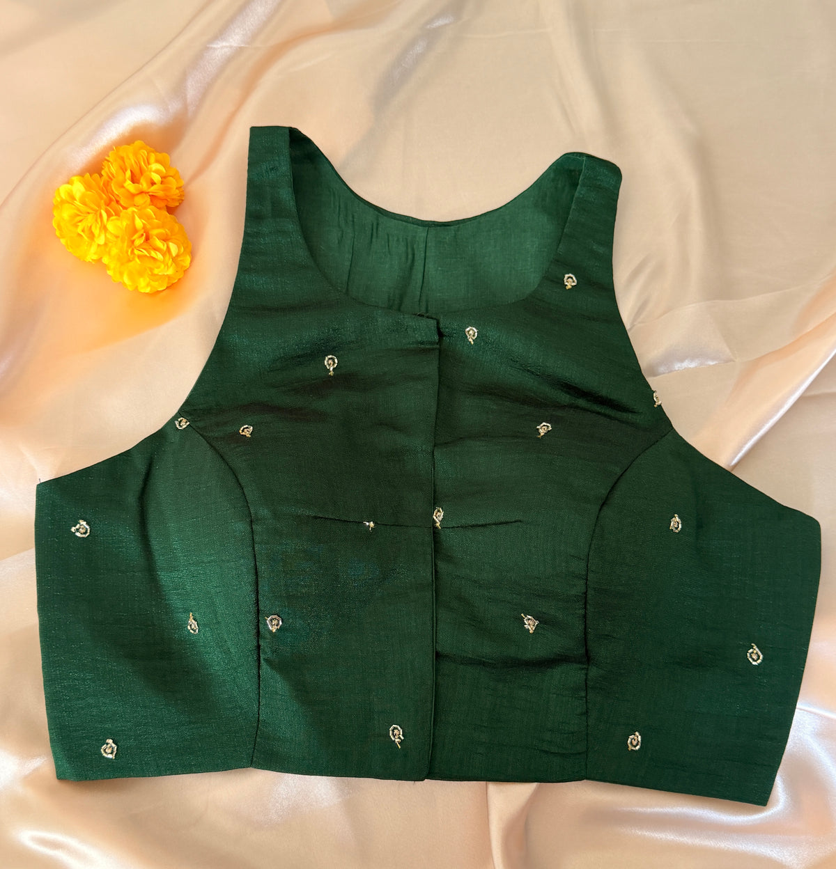 Halter neck Designer blouse 02