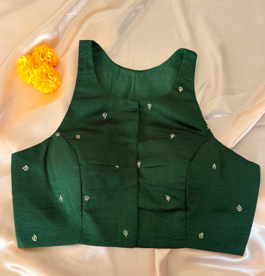 Halter neck Designer blouse 02