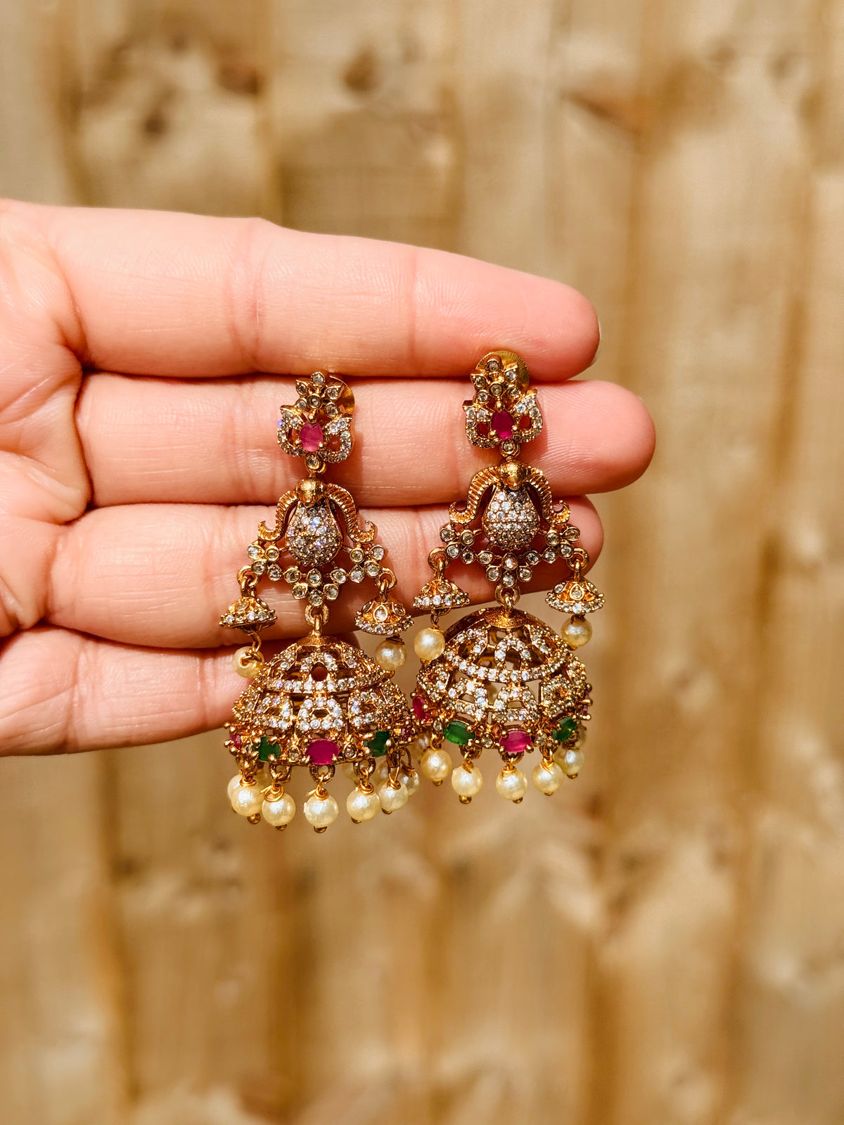 Multi Kempstone Jhumka
