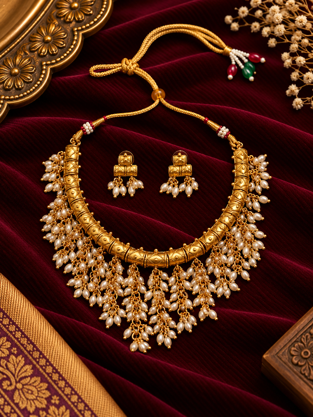 Muktha pearl Necklace