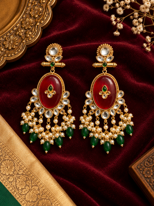 Anokhi Gold Danglers