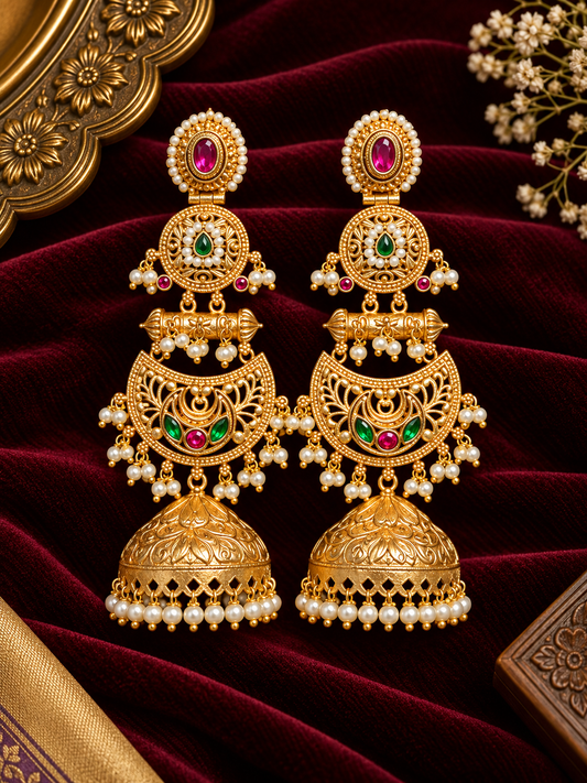 Falguni Gold Jhumki