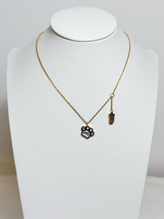 Pearly Paw Necklace