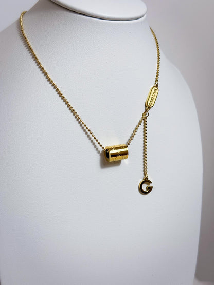 Golden Fortune Charm Necklace