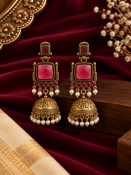 Ruby Mallika Jhumka