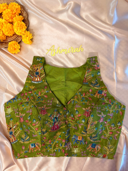 Rang Vanika V neck blouse