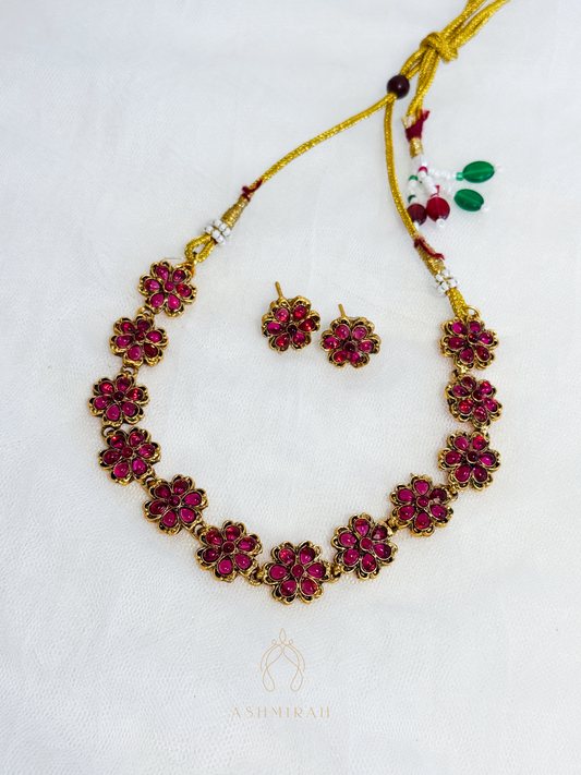 Antique Ruby Choker