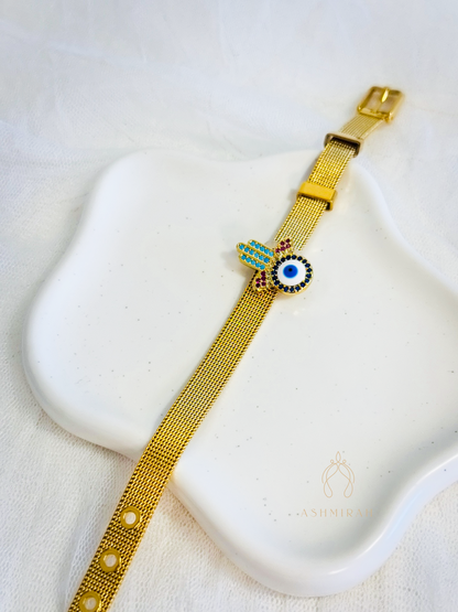 Evil Eye Mesh Bracelet