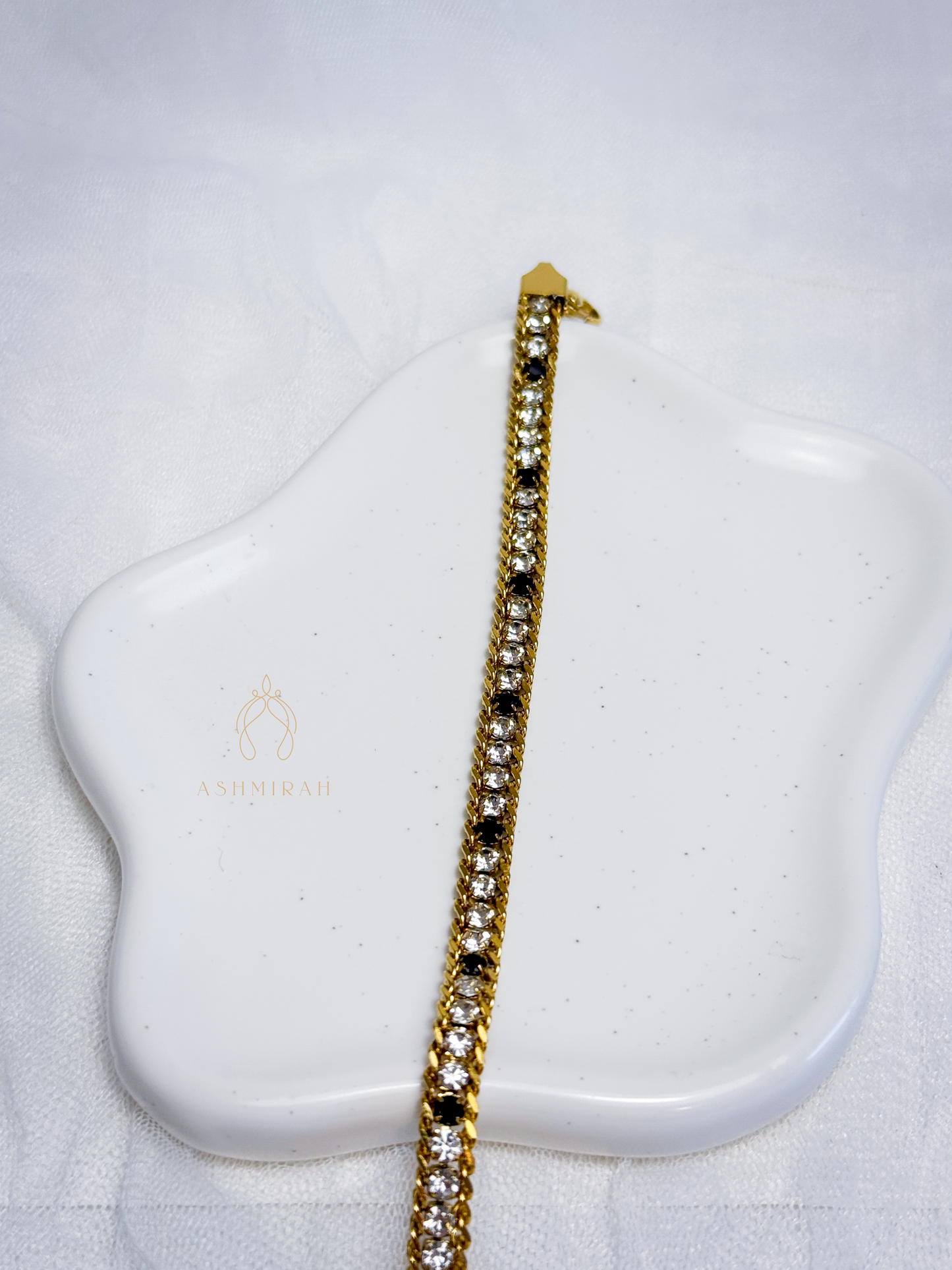 Noir Luxe Tennis Bracelet