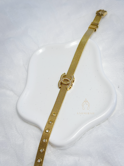 Chanel inspired Mesh Bracelet
