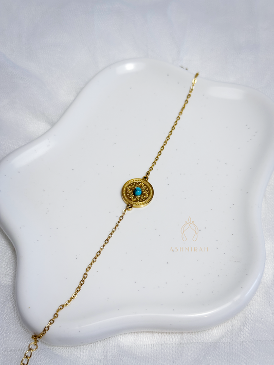 Turquoise Halo Bracelet