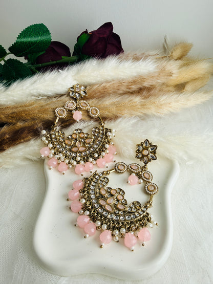 Gulabi Noor Chandbalis