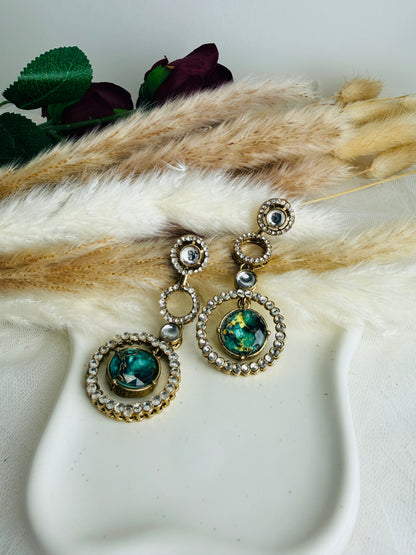 Celeste Green Mirror Drops