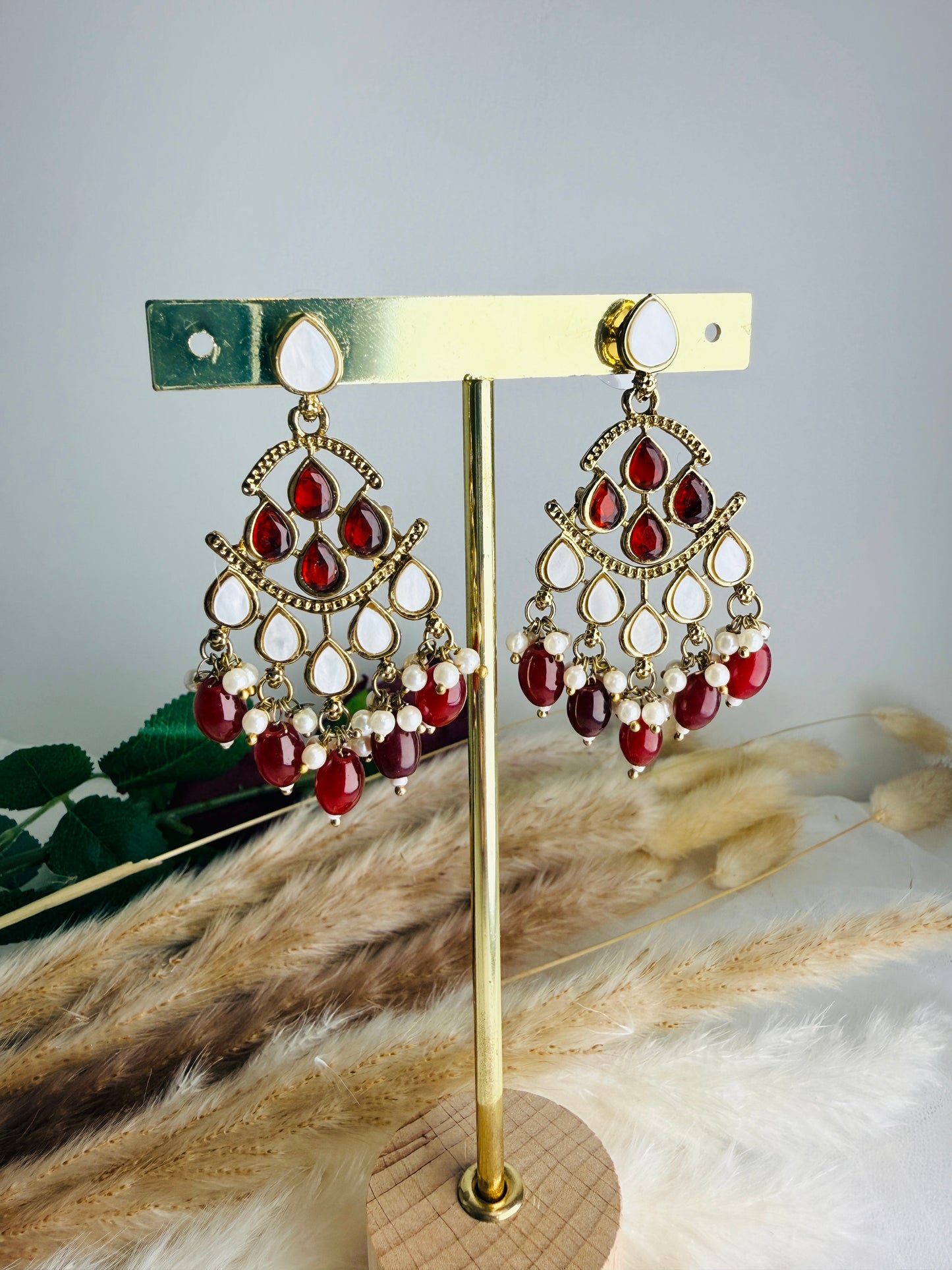 Maroon Petal Drops