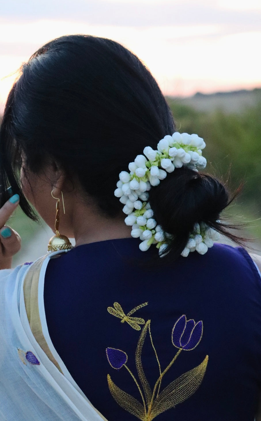 Realistic Closed Jasmine Flower