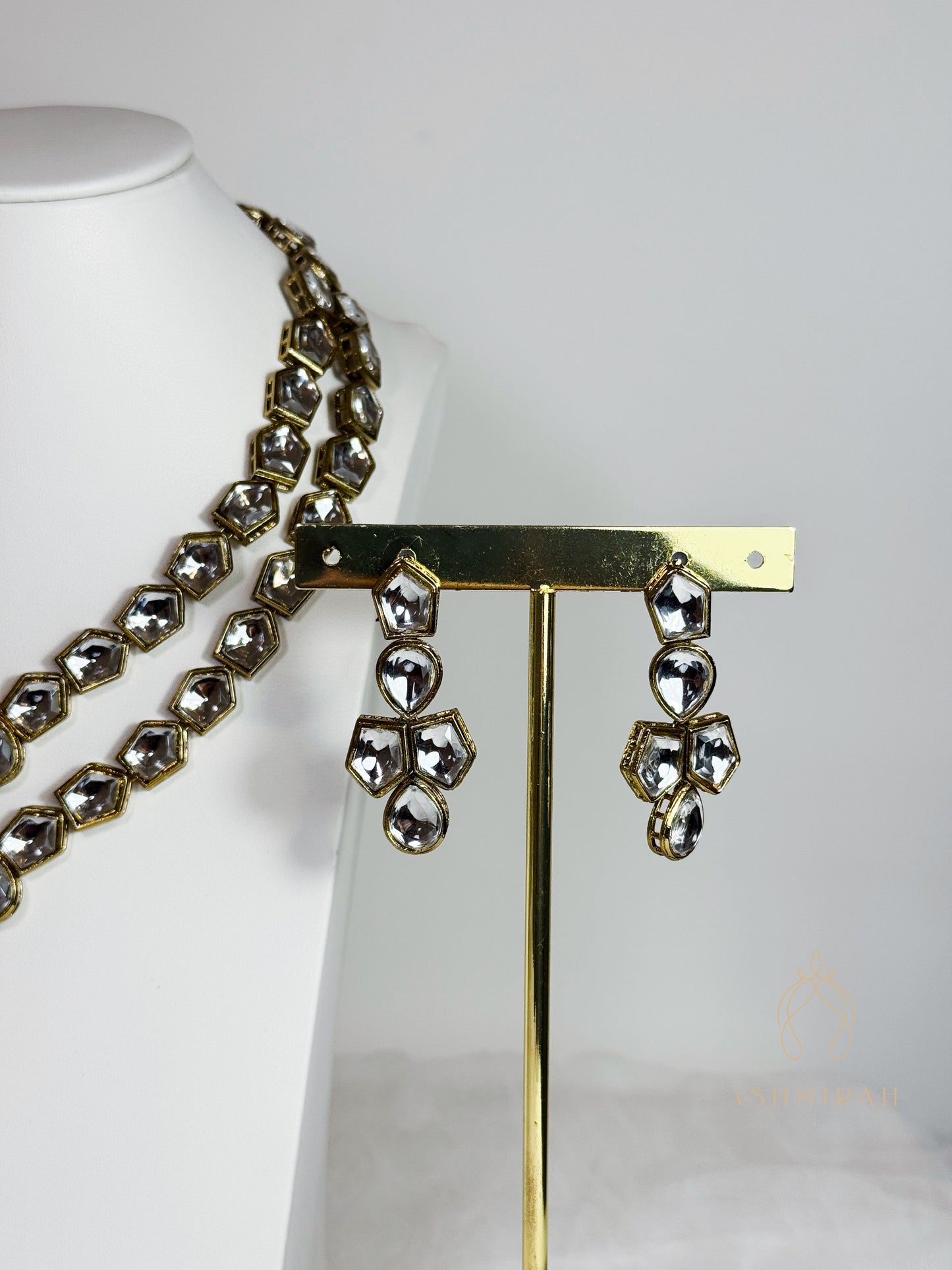 Noora Double Layer Drop Necklace