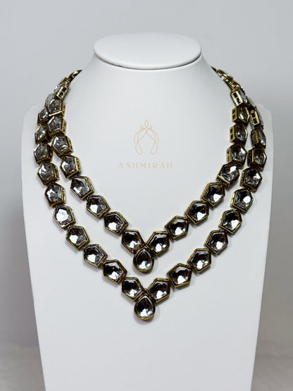 Noora Double Layer Drop Necklace