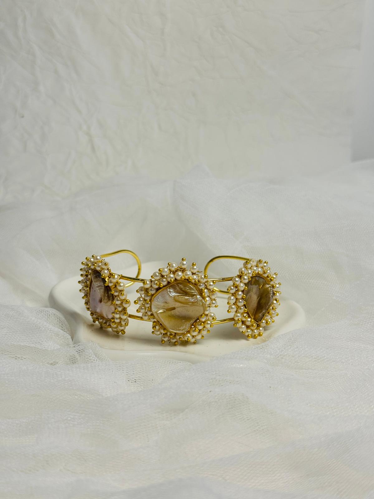 Mother of Pearl Aura Cuff
